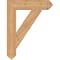 Ekena Millwork Traditional Arts & Crafts Smooth Bracket, Western Red Cedar, 5 1/2"W x 28"D x 36"H BKT06X28X36TRA03SWR - alternate 2